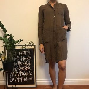 Aritzia Talula Deep Green Dress